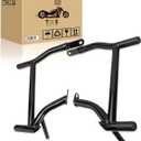 TDZ 1-1/4" Saddle Bag Guards for 2009-2025 Harley Touring Street Glide Road Glide Road King Electra/Ultra Optional Multi-Color Decorative Wheel Collocation