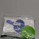 Dog Grooming Brush, Pet Shampoo Bath Brush Dog Grooming Shedding Brush Soothing Massage Rubber Comb with Adjustable Ring Handle for Long Short Haired Dogs and Cats 2pcs (Blue & Green)