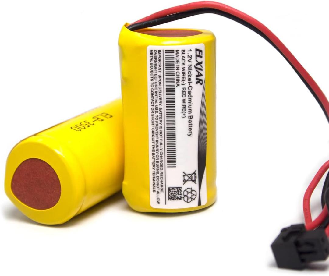 Coonyard (2-Pack) 1.2V 1200mAh Ni-CD Battery Pack Replacement for Lithonia ELB3500 Exit Sign Emergency Light