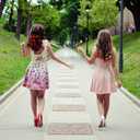 4 x Hair Clips for Women Girls Cute Hair Pins with Bows Hair Ribbons for Long Tail Butterfly Barrettes Bowknot Cute Hair Accessories Black Red, 8 Pack