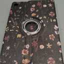 Kidcube for Samsung Galaxy Tab S6 Lite Case 10.4 Inch 2024/2022/2020 - Women Girls Cute Rotating Stand Folio Cover with Pencil Holder & Card Slot Flowers Floral Unique Design Cases for Tab S6 Lite