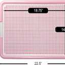 Dog Pee Pad Holder Tray, Puppy Potty Training, 22.5"x16.5", PP Plastic, Snap Lock, 4 Colors (Pink)