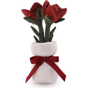 Sew Butiful Rose Flower Plush Creative Stuffed Plants Room Decoration Birthday Gift for Girls, Kids Christmas