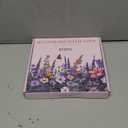 ETSPIL Embroidery Kit for Beginners & Adults, 3-Pack 33-Stitch Practice Samplers, Pre-Stamped Patterns, 7.8 inch Hoop, Floss & Needles, Step-by-Step Guide and Video Tutorials, DIY Needlework Gift