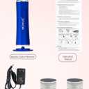 Electric Foot Callus Remover,MOWLIE Electric Foot Care Tools with Speed Controller and 60pcs Replacement Sandpaper Disk for Men Women Dead Dry Crack Skin Calluses (Blue)