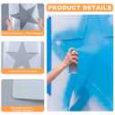 Cinnvoice 35 x 35 Inch Large Star Stencil Reusable Plastic for Yard, Walls, Fabric, Canvas, Flag, DIY Crafts and Independence Day Project