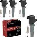 UF621 Ignition Coil Pack and Iridium Spark Plugs Set of 4 Compatible with Ford Escape Fusion C-Max Lincoln MKZ Mercury Milan Mariner 2009-2022 2.0L 2.5L L4 Replaces# C1658, GN10507