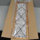 Rustic Kitchen Light Fixtures, Farmhouse Chandelier with Detachable Plug in Cord for Dining Room, Pool Table, Wood Linear Rectangular Pendant Light Fixtures Ceiling Hanging Black