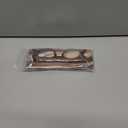 Women Reading Glasses Trendy Readers Blue Light Filtering Glasses +0.00 +1.25 - +3.00 (Brown / Beige)