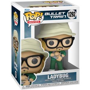 Funko Pop Movies: Bullet Train - Ladybug - 1/6 Odds for Rare Chase Variant - (Styles May Vary) - Collectable Vinyl Figure - Gift Idea - Official Merchandise - Toys for Kids & Adults (Small) Funko Pop Movies: Bullet Train - Ladybug - 1/6 Odds for Rare Chase Variant - (Styles May Vary) - Collectable Vinyl Figure - Gift Idea - Official Merchandise - Toys for Kids & Adults (Small)