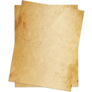 Loose Leaf Paper, Stationery Writing Paper, Vintage Antique Letterhead Paper 8.5" x 11",100 Sheets, A4 Unpunched Refills Paper for Ring Binder/Discbound, Decorative Printer Paper