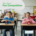 ArtCreativity Buzzer with Lights and Sounds - Set of 2 - Game Show Buzzer Buttons for Family Game Night and Trivia - Lights Up Red and Makes Loud Buzz Sound - Answer Buzzer Set