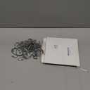 Hotop Stainless Steel Shower Curtain Hooks Rust Resistant Shower Curtain Hook Ring Bathroom S Shaped Hook Hanger for Kitchen Utensils, Shower Curtain, Clothes, Towels (24 Pieces)