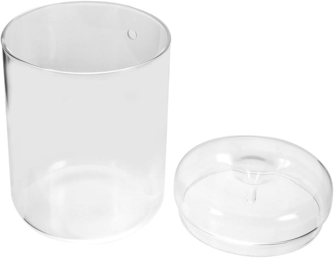 Terrarium Container for Desktop Lid Moss Plant Holder Glass Bottle Planter for Room Decoration