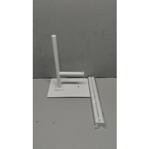 Stainless Steel Free Standing Modern Hand Towel Holder Countertop Towel Ring, White