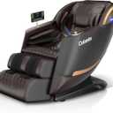 Culanta Massage Chair Full Body, Zero Gravity SL-Track Shiatsu Massage Recliner Chair with Body Scan, Airbags, Foot Rollers, Deep Yoga Stretch, Heating (U1-Brown)