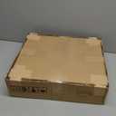 Behomes Aurin Solid Wood Nightstand, Mid Century Modern Side Table with Adjustable Height, Couch End Table, Accent Bedside Table for Bedroom, Living Room, Round Top, Walnut