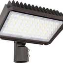 kadision 150W LED Flood Light with Dusk-to-Dawn Photocell, 150W-100W-75W Adjustable 130lm/W 5000K Daylight 100-277V IP65 Waterproof, Slip Fitter Mount LED Parking Lot Light, ETL Listed