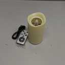 Baquler Easter Bunny Decor Flameless Candles Projector Lights Easter LED Candle Battery Operated Bunny Night Light with Remote Timer Gift Basket Party for Spring Farmhouse Table Home Decor