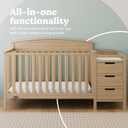 Graco Benton 4-in-1 Convertible Crib and Changer, Driftwood