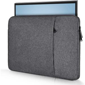 18.5 Inch Portable Monitor Case Compatible with Most Large 18/18.5 Inch Portable Monitor Pouch Sleeve Bag with Pocket, Space Grey(17.5x11.8 Inch)