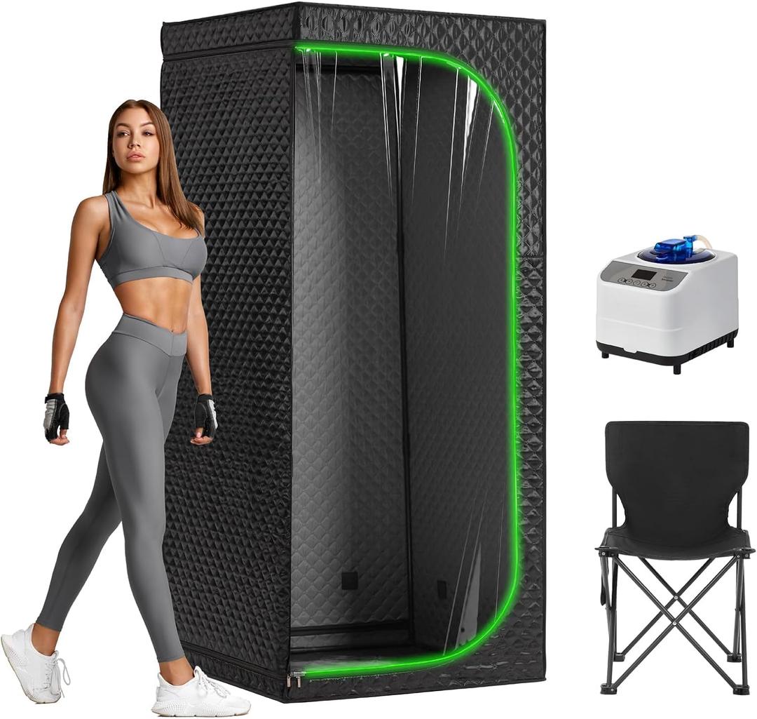 Portable Steam Sauna Tent with Clear View Door XL