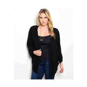 Black Cardigan XL