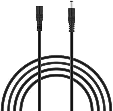 SIM&NAT 20AWG 10Ft 2.1mm x 5.5mm Male to Female DC Extension Wire Power Jack Adapter Barrel Plug Cable, Extension Wire for CCTV Security Camera, DVR, HDVD, LED Strip Light, Low Voltage Application