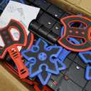 Axe Throwing Game for Backyard - 8 Throwing Axes Set - Deluxe Foldable Plastic Axe Throwing Target Game for Adults Kids, Outdoor Games Carnival Games