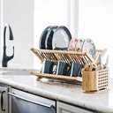 Totally Bamboo Eco Collapsible Bamboo Dish Drying Rack