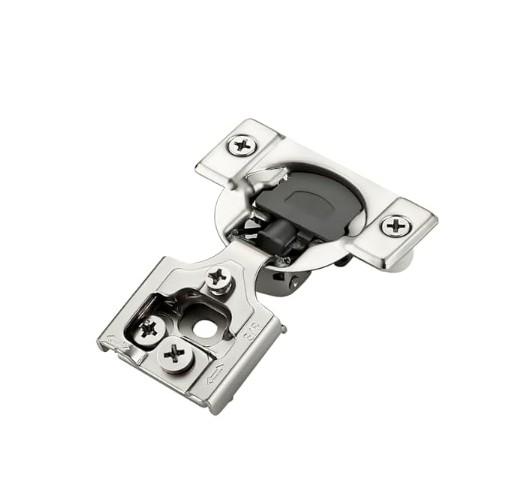 Ravinte 30 Pack 15 Pairs 3/8 Inch Overlay Soft Close Hinges for Kitchen Cabinet Satin Nickel Hidden Stainless Steel Concealed Hinges self Closing