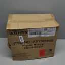 ABHENG 100 Pack Clothes Hangers, Non Slip Heavy Duty Plastic Hangers, Space Saving All-in-One Garment Hangers for Dresses Suits Jeans Knits, Hold Up to 11 LB Dry & Wet, 16.4" x 8.3",Black,UAPY08100B