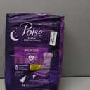 Poise Overnight Incontinence & Postpartum Pads for Bladder Leaks, 8 Drop Extra Coverage, 36 Count