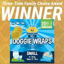 Bodhi Dog Disposable Male Dog Diapers - Super Absorbent, Leak-Proof Pee Wraps - Adjustable Fit, Comfortable Design, Advanced Moisture Control, and Wetness Indicator - Small (20 Count)