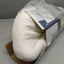 Osteo Cervical Pillow for Neck Pain Relief, Hollow Design Odorless Memory Foam Pillows with Cooling Case, Adjustable Orthopedic Bed Pillow for Sleeping, Support for Side Back Sleepers (Queen(25.5*16.5*5.2/4.1 inches), White)