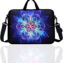 10-Inch Laptop Shoulder Bag Sleeve Case with padded handle for 9.6” 9.7" 10" 10.1" 10.5" Ipad/Netbook/Tablet/Reader (Blue