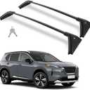 Richeer 300LBS Roof Rack Cross Bars for 2021-2025 Rogue SL SV Platinum(with Flush Roof Rails), Lockable Heavy Duty Aluminum Cross Bar with Anti-Theft Locks for Cargo Racks Rooftop Luggage Bicycle