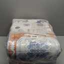 Boho Washable Area Rug 9x12, Spill-Proof Surface, Non-Slip Backin,Low Pile Faux Wool Large Printed Rugs for Living Room, Bedroom, Ding Room, Entryway and Home Decor (Blue, 9x12)