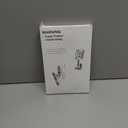 Leinuosen Black 4 Inch Acrylic Mailbox Number 2 Set - Weatherproof - Mailbox Numbers for Outside - House Numbers - Sticky (Classic)