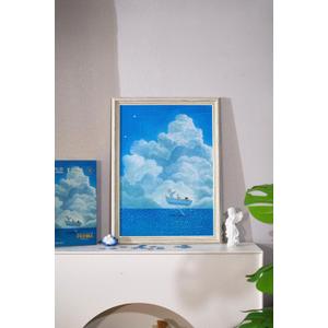 PERMA Decor Puzzle The Drifting Vessel 500-Piece Decor Jigsaw Puzzle, High-Gloss Ocean Finish, 20.87 × 14.96 in, Premium Dutch Blue-Core Chipboard, Jigsaw Puzzle for Ages 12+