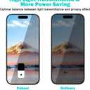 PEHAEL 3+3 Pack for iPhone 16 Pro Privacy Screen Protector with Camera Lens Protector Full Coverage Anti-Spy Tempered Glass Film 9H Hardness Easy Installation Bubble Free [6.3 inch]