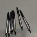 Pilot Precise V7 RT Refillable & Retractable Liquid Ink Rollerball Pens, Black Ink Pens, Fine Point (0.7 mm), 6-Pack - Ideal for School, Journaling, and Office Writing