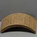 4-Piece Rattan Christmas Tree Collar, 26" Handmade Woven Christmas Tree Ring, Xmas Tree Base Cover, Holiday Tree Skirt Accessory for Home, Living Room (Pure Natural)