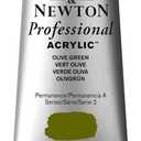 Winsor & Newton Professional Acrylic Paint, 60ml (2-oz) Tube, Olive Green