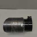 Carbon Fiber Exhaust Tip 3" Inlet to 4"Outlet, Universal Tailpipe 3 Inch Exhaust Muffler Tip (Matte)