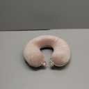 DUANY STORE Neck Pillow for Traveling, Upgraded Travel Neck Pillow for Airplane 100% Pure Memory Foam Travel Pillow for Flight Headrest Sleep, Portable Plane Accessories (Deep Pink)