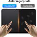 2 Pack for iPad Pro 11 Inch M5 2025 & M4 2024 Matte Glass Screen Protector (Not Privacy) Anti Glare Anti Fingerprint Tempered Glass with Alignment Frame, Face ID & Apple Pencil Compatible