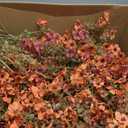 INQCMY Artificial Fake Fall Plants Flowers for Outdoor Outside Decoration,12 Bundles Faux Silk Daisy Flowers UV Resistant Look Real No Fade for Front Door Porch Patio Yard Balcony Autumn Decor