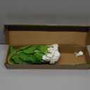 3pcs White Faux Hydrangea Flower Stems for Wedding Bouquets Home Decor and Dining Table Centerpieces Realistic Floral Arrangements for