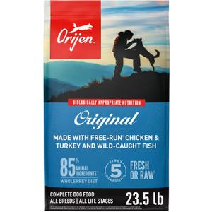 ORIJEN Grain Free High Protein Dry Dog Food Original Recipe 23.5lb Bag (EXP 12/31/26)